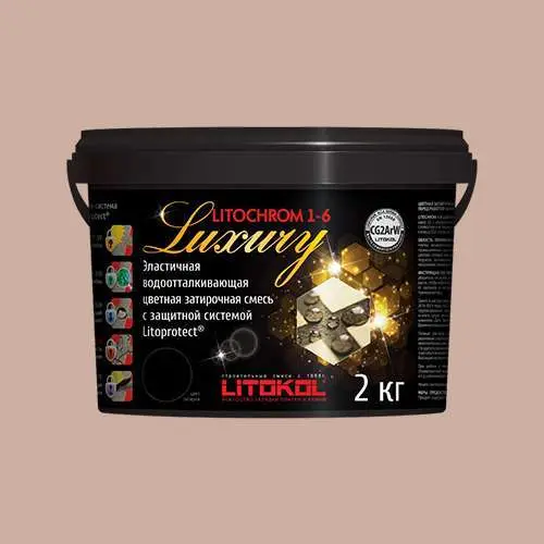 Затирочные смеси Litokol Litohrom Luxury 1-6 C.60 бежевый/багама 2 кг